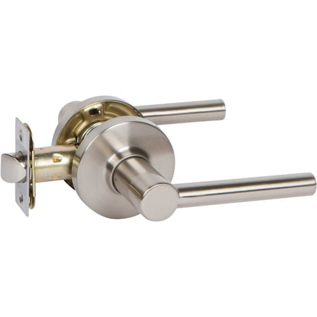 Delaney Hardware RD Series Contemporary Style Satin Nickel Straight Hall/Closet Door Lever D50511
